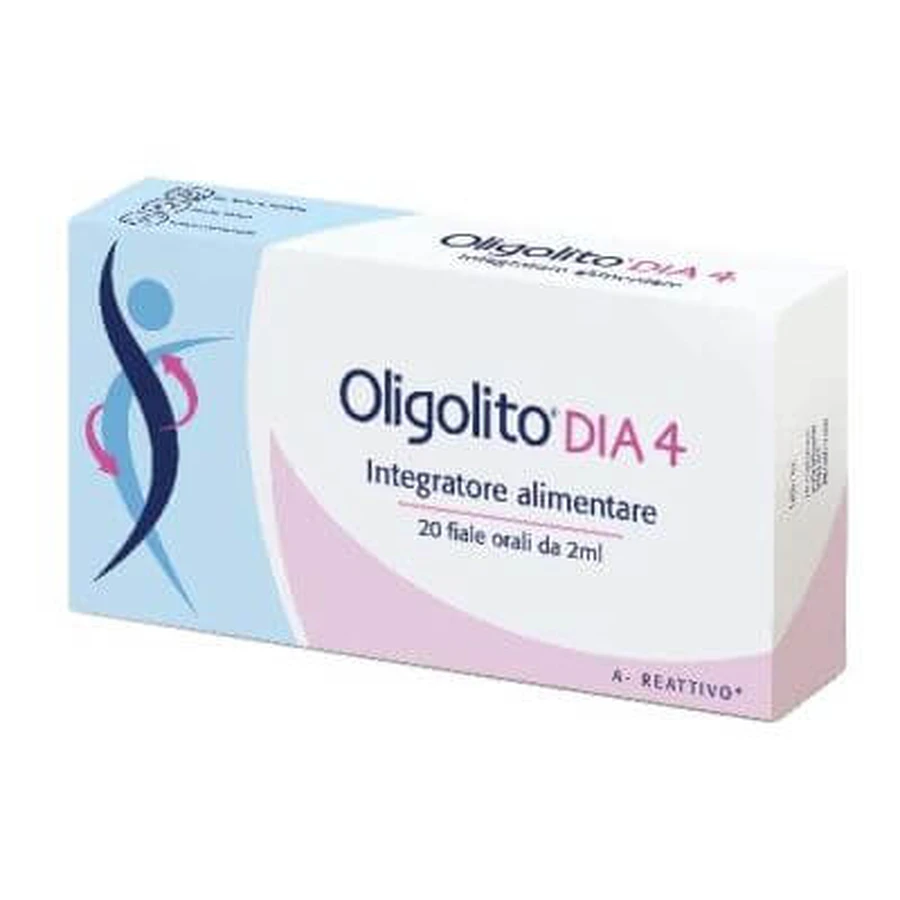 Oligolit dia4 cuprum aurum argentum 20 vials of 2 ml