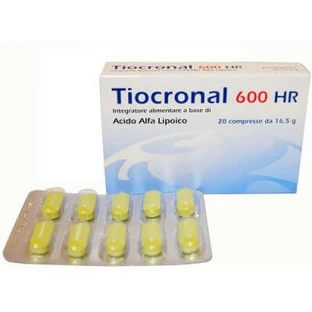 Thiocronal 600 hr 20 tablets
