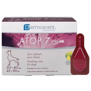 Atop 7 spot-on dogs and cats 20-40 kg 4 pipettes x 2.4 ml
