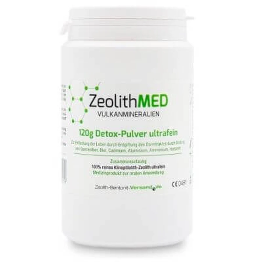 Zeolithmed vulkanische mineralen detox ultrafijn poeder 120 g