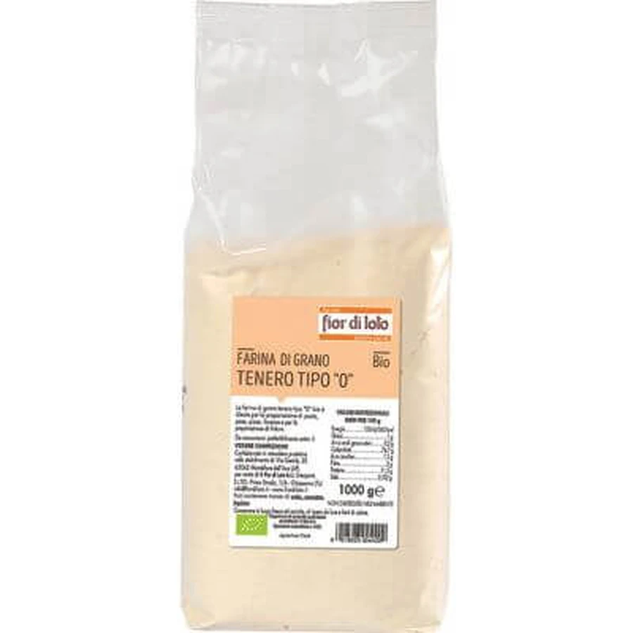 Organic wheat 0 fine flour 1000 g