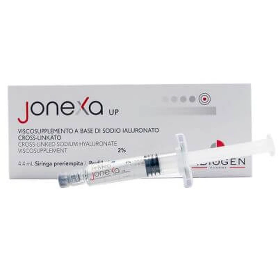 Jonexa up intraarticular syringe cross-linked sodium hyaluronate 2% 4.4 ml