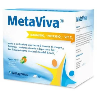 Metaviva Magnesium Kalium Vitamin C 20 Portionsbeutel