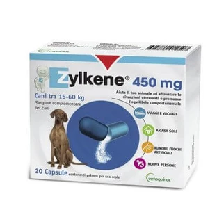 Zylkene Perros grandes 15-60kg 20 cápsulas 450 mg