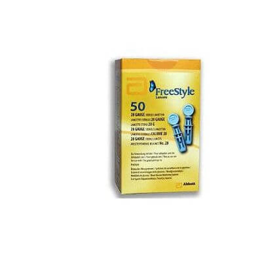 Lancette Freestyle 28 gauge Freestyle 50 pièces