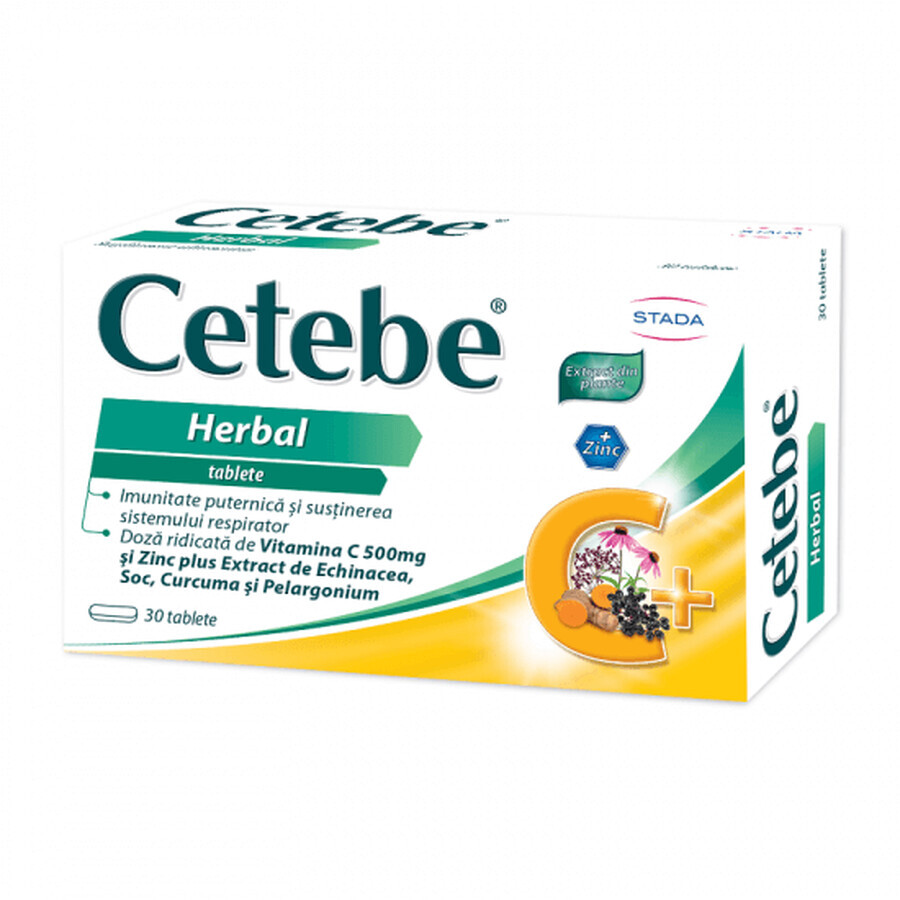 Comprar Cetebe Herbal, 30 comprimidos, Stada Cetebe Herbal, 30 comprimidos, Stada