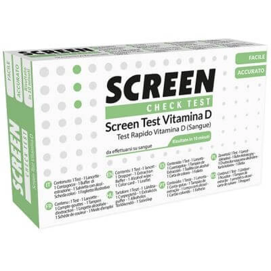 Screen rapid 25-hydroxyvitamin d lancing test 1 pc