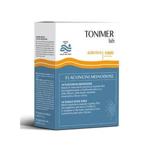 Tonimer aerosol de laboratorio 18 viales 3 ml monodosis