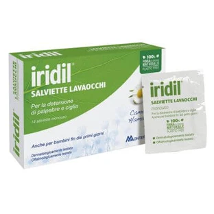 Iridil oogdouche 14 wegwerpdoekjes