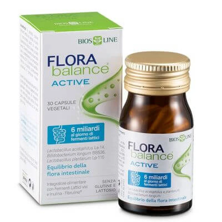 Biosline florabalance active 30 vegetarian capsules