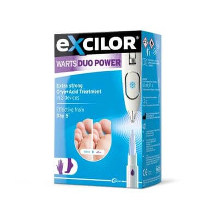 Excilor wratten duo power crio pen 10 ml + acid pen 1,5 g