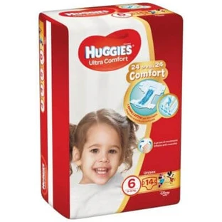 Huggies base de couche ultra confort 6 14 pièces