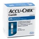 Accu-chek guide bloedglucose teststrips 25 stuks retail verpakking