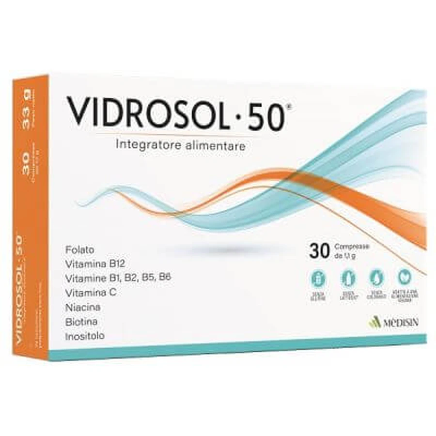Vidrosol 50 30 tablets