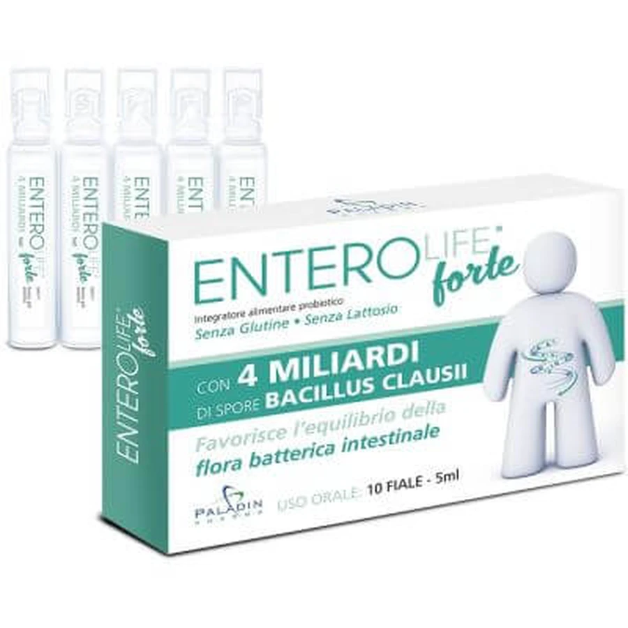 Enterolife forte 4 billion 10 vials of 5 ml