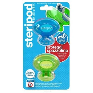 Steripod Protector de cepillo de dientes 2 piezas