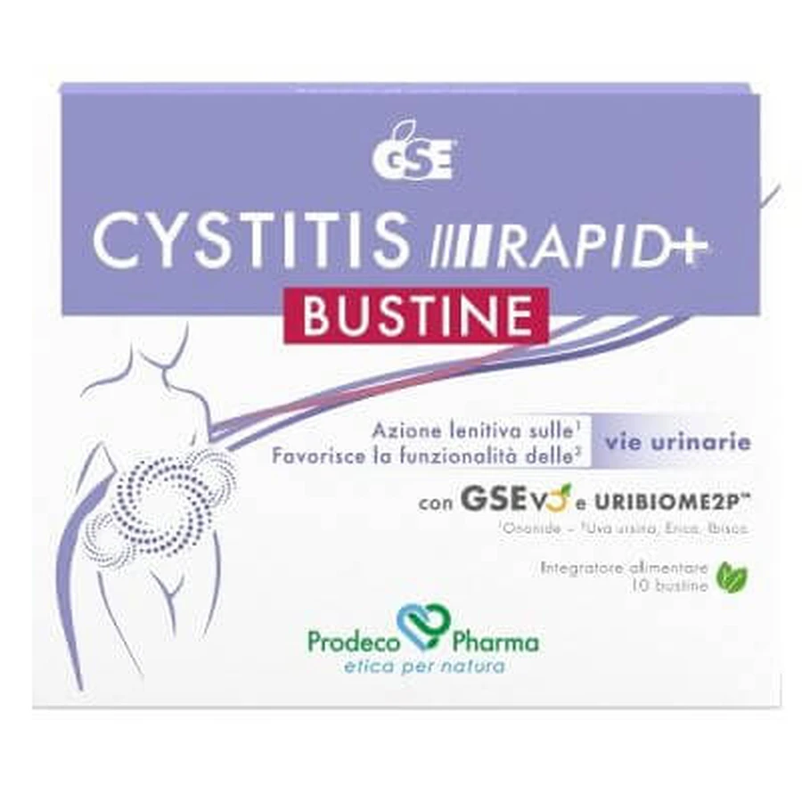 Gse rapid cystitis+ 10 sachets