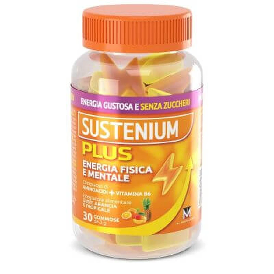 Sustenium plus 30 caramelos de goma 3 g