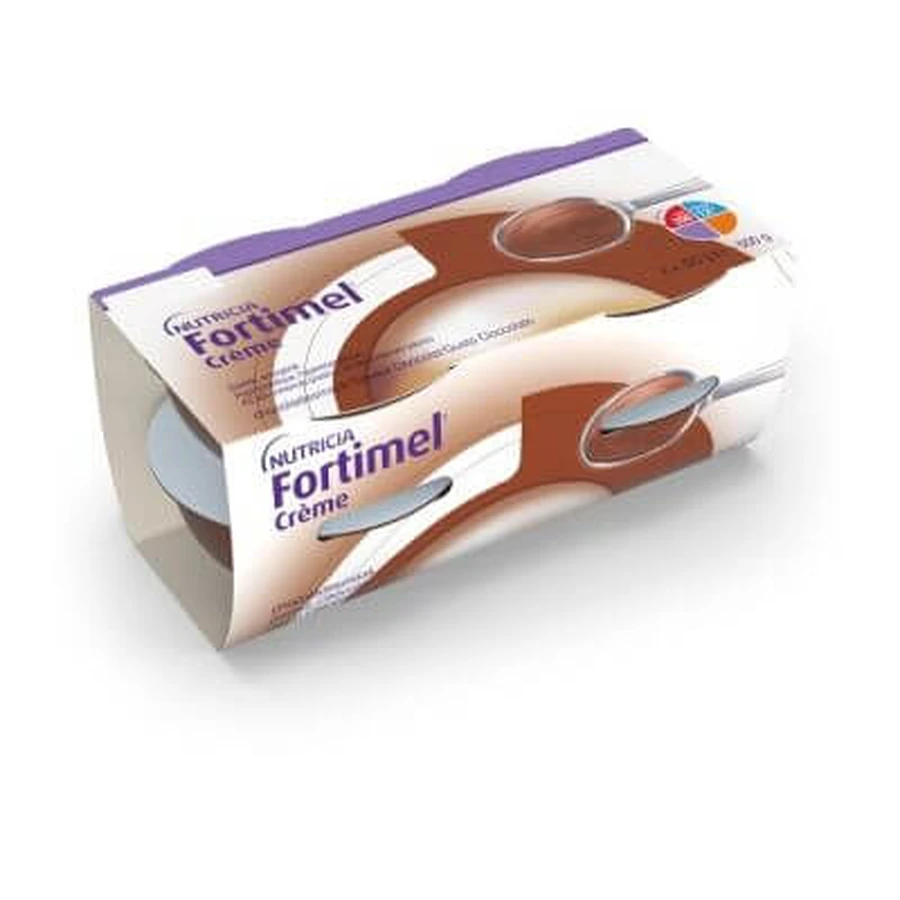 Fortimel chocoladecrème 4 stuks 125 g