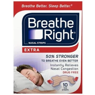Breathe Well extra sterke neuspleisters 10 stuks