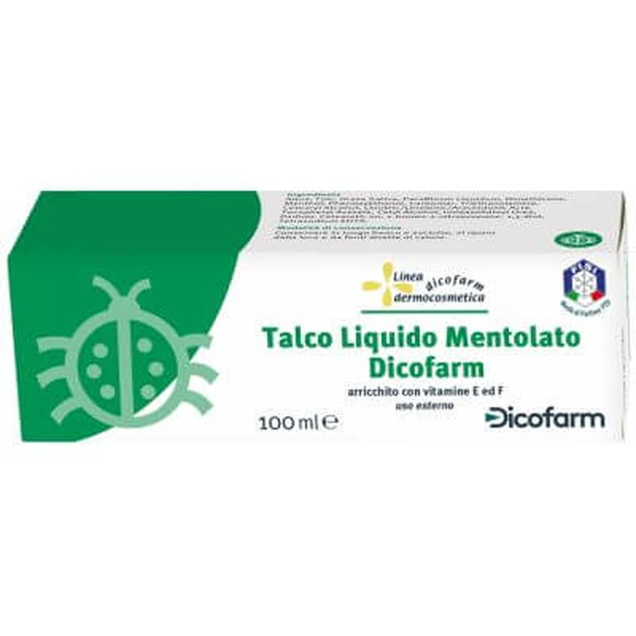 Dicofarm Talco líquido mentolado en polvo 100 ml