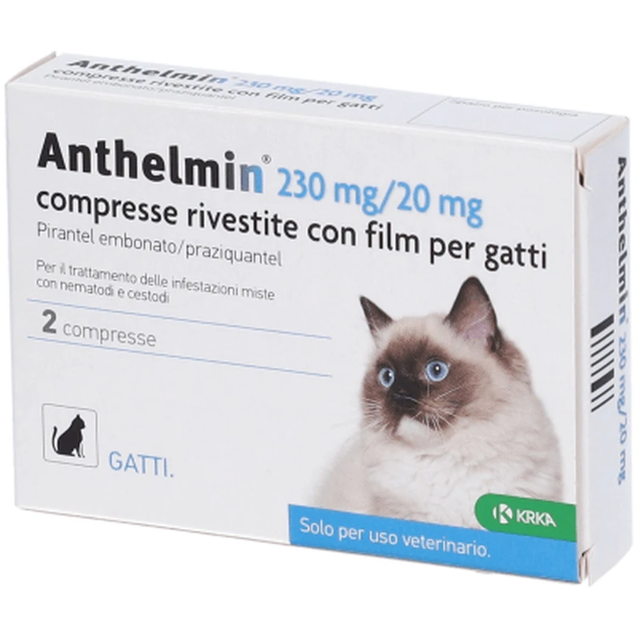 Anthelmin*2cpr 230+20mg cat