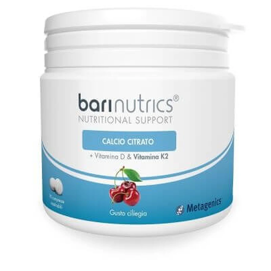 Barinutrics calcium citrate k2 cherry 90 tablets