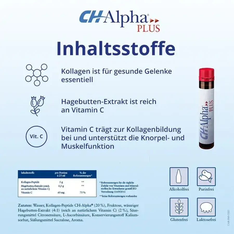 Kollagen Ch Alpha Plus, 30 Ampullen, Gelita Health