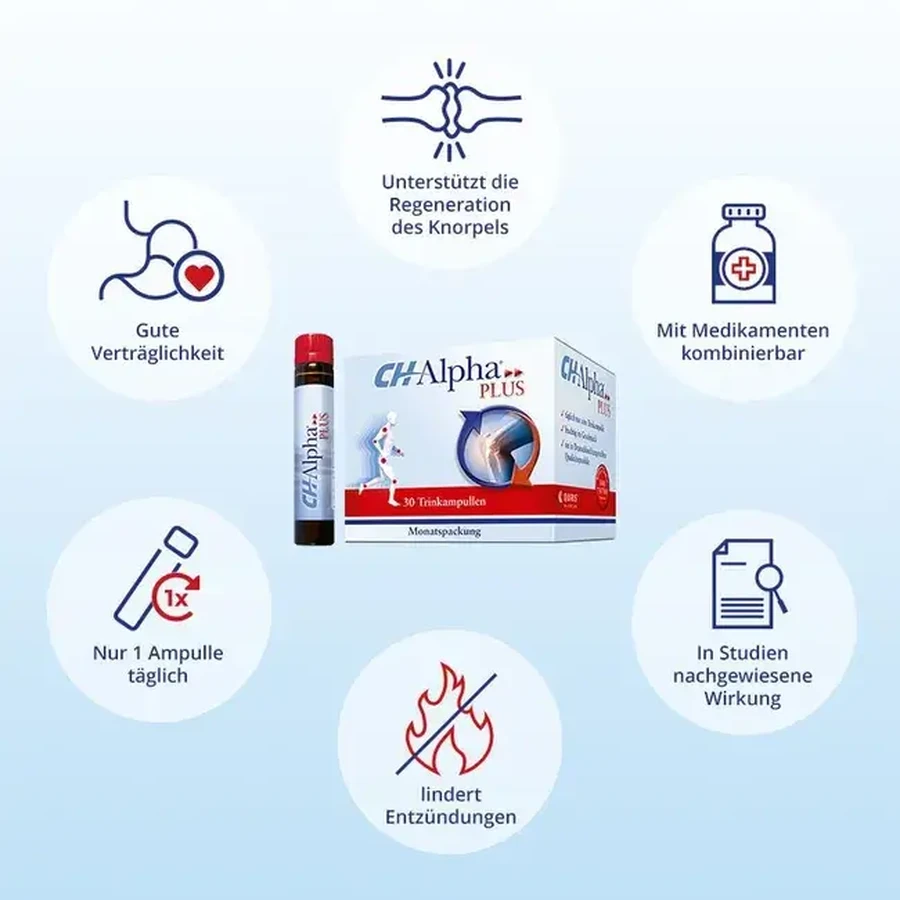 Kollagen Ch Alpha Plus, 30 Ampullen, Gelita Health