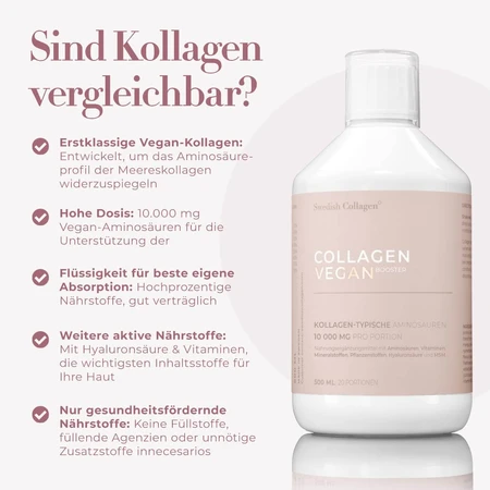 Swedish Collagen - Collagen Repair 500 ml flüssiges Kollagen, 10.000 mg Meereskollagen 
