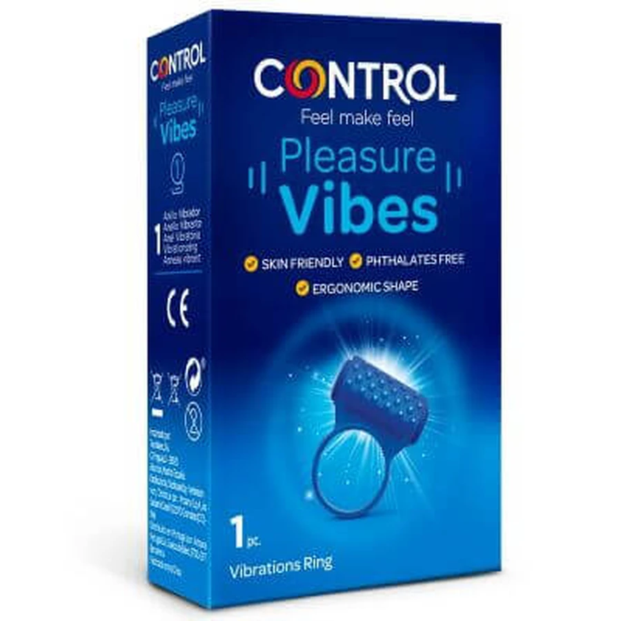 Control pleasure vibes ring vibrator