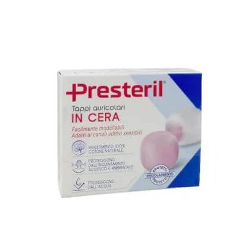 Presteril ear wax ear plugs 20 pieces