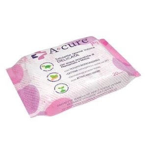 A+cure gentle intimate hygiene 20 maxi pocket wipes