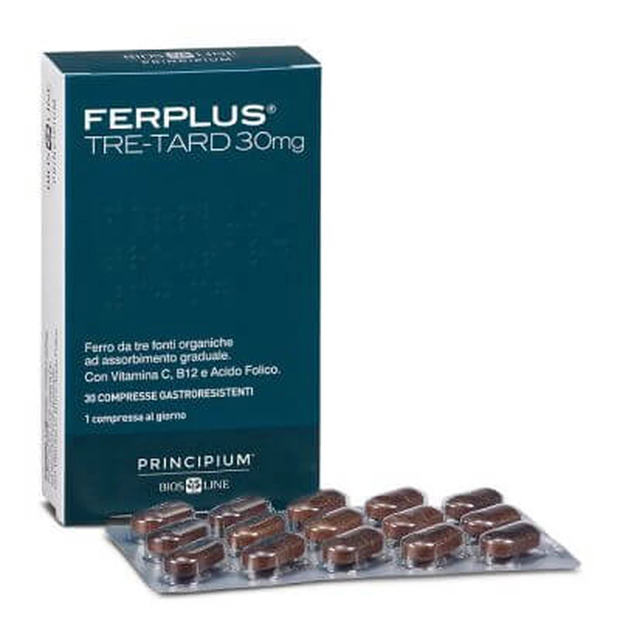 Principium ferplus tre retard 30mg 30 maagsapresistente tabletten