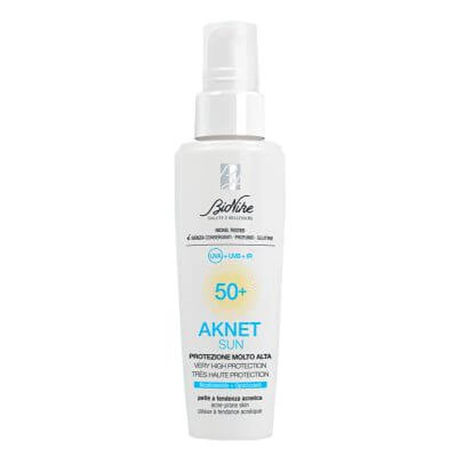 Aknet sun très haute protection spf50+ 50 ml