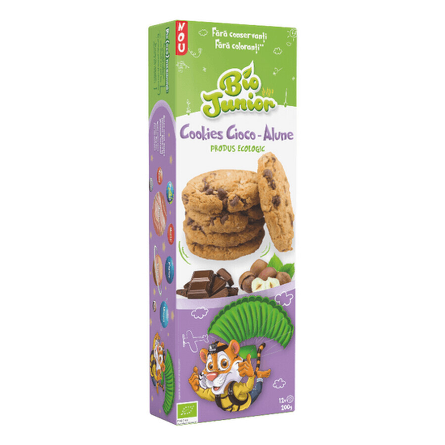 Shop Eco Organic Junior Bio-Schokoladen-Haselnuss-Kekse, 200g, Nutrivita Eco Organic Junior Bio-Schokoladen-Haselnuss-Kekse, 200g, Nutrivita