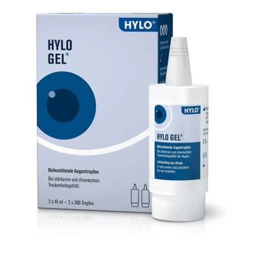 Hylo gel oogdruppels 2 flesjes 10 ml