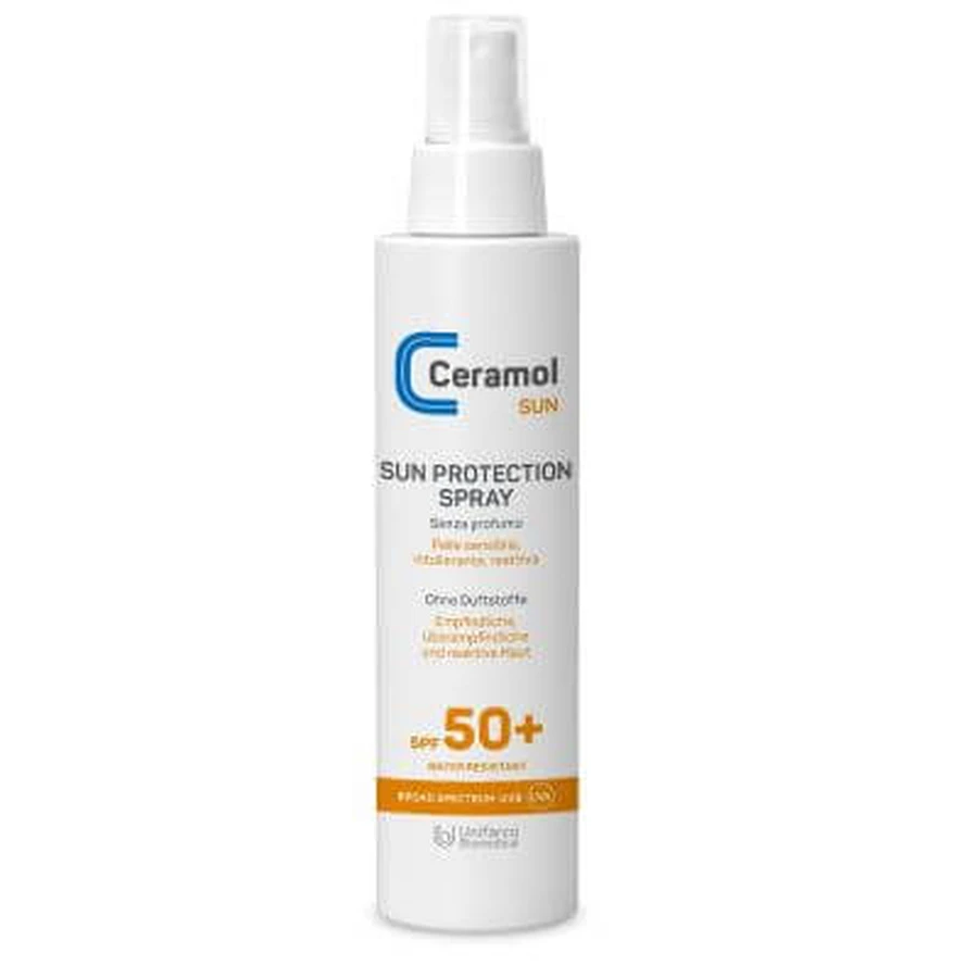 Ceramol zonnebeschermingsspray spf50+ 150 ml