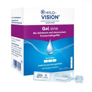 Artificial tears hylovision sine 20 vials 0,40 ml