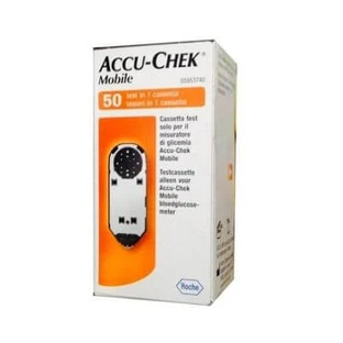 Accu-chek mobile 50 small test 2 blood glucose test strips