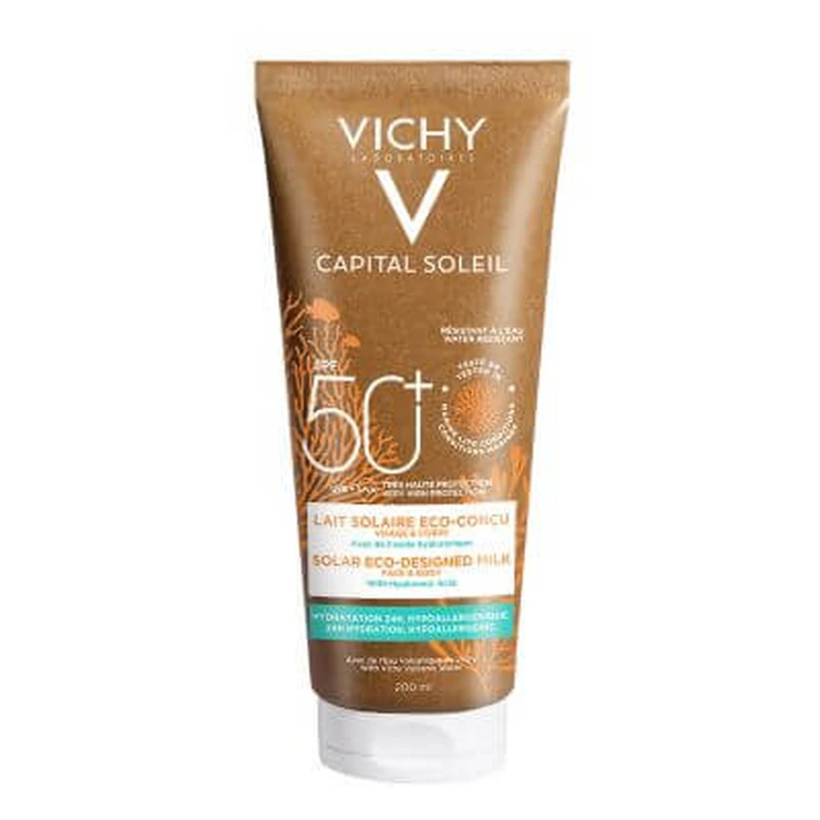 Capital soleil lait solaire écologique spf50+ 200 ml