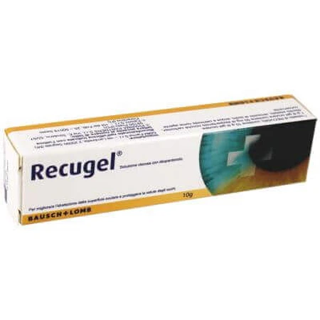 Recugel dexapanthenol eye gel tube 10 g