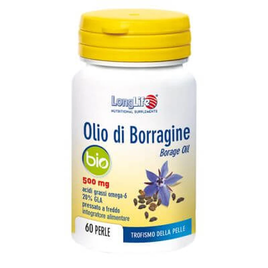 Longlife organic borage oil 60 pearls