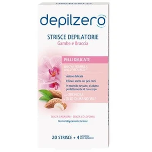 Depilzero tiras piernas brazos 20 piezas