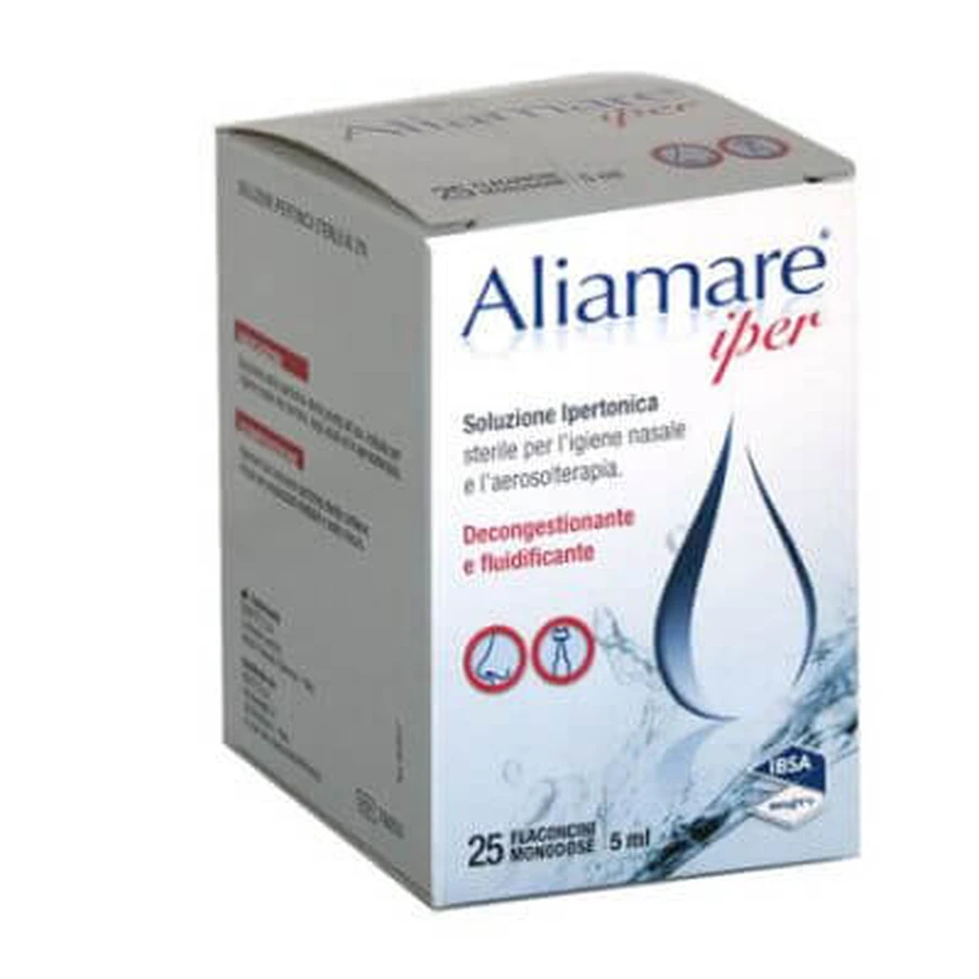 Aliamare hyper 25 5 ml hypertonic vials