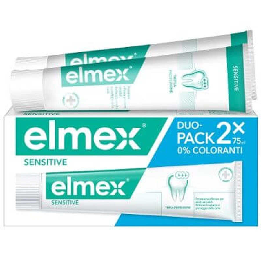 Elmex sensitive bitubo toothpaste 2x75 ml
