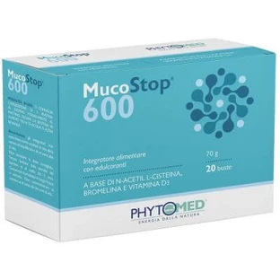 Mucostop 600mg 20 sachets