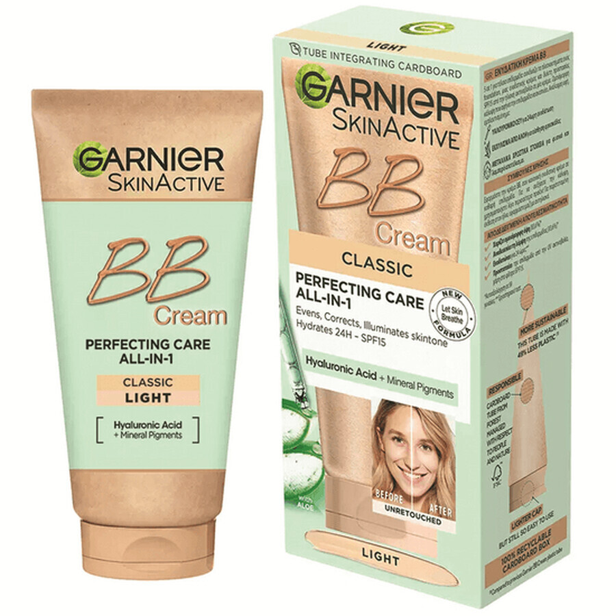 Comprar BB Cream con FPS 15 Skin Active, Classic Light, 50 ml, Garnier BB Cream con FPS 15 Skin Active, Classic Light, 50 ml, Garnier