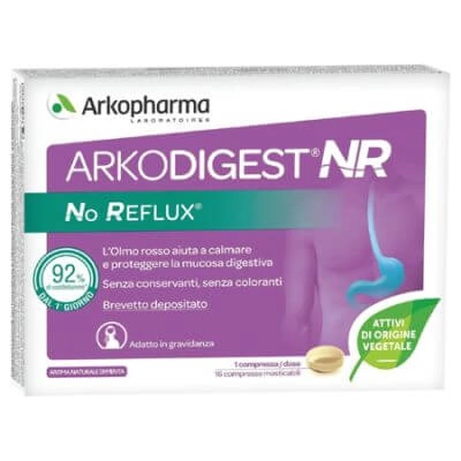 Arkodigest noreflux 16 tabletten