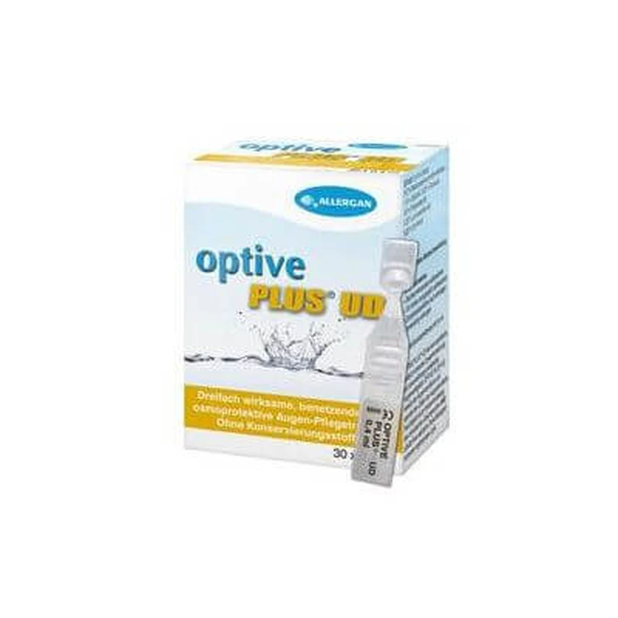 Optive plus ud eye drops 30 single-dose vials 0.4 ml